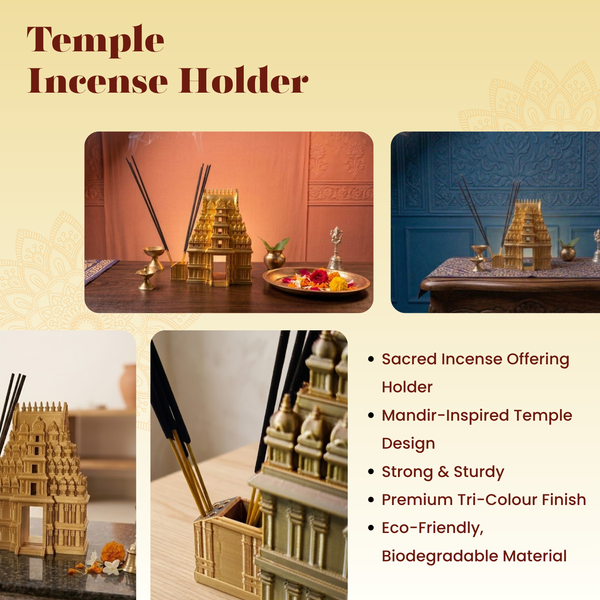 Temple Incense Holder